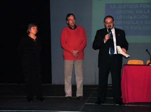 Díaz, Boldova y Medrano, en la presentación de las Jornadas.
